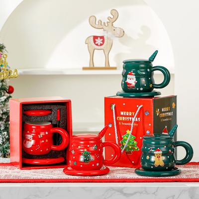 Kreatywny świąteczny ceramiczny kubek o dużej pojemności Kubek z kreskówkową świąteczną filiżanką prezentową Kubek na wodę Prezent świąteczny Kubek na kawę