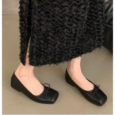 New Style Luxury Butterfly-Knot Ladies Flat with Shoes Female Slides Footwear Shallow Ballet Flats Dance Shoes for Women