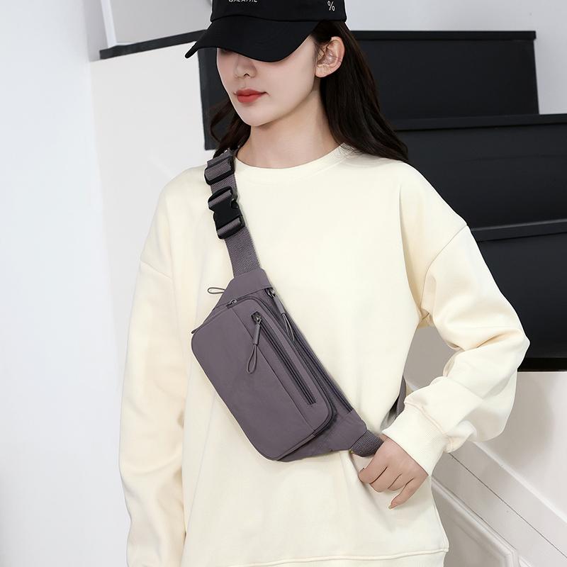 Women's Chest Bag Nylon Shoulder Bag Travel Mobile Phone Bag
