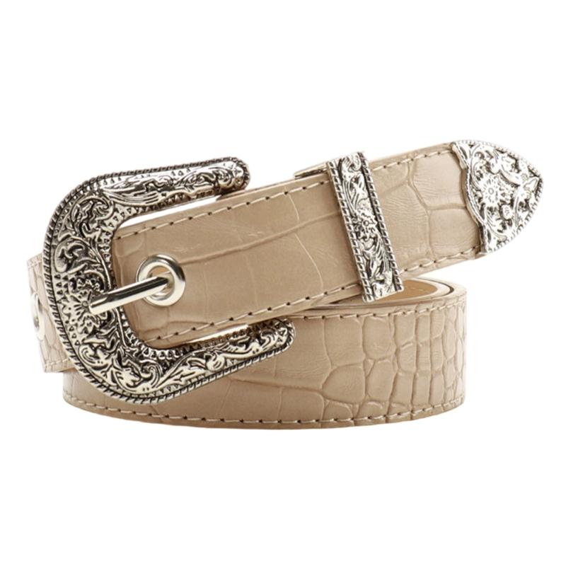 Timeless Women's Belt Stylish PU Leather Strap Adjustable Waistband For Dresses Jeans Casual Outfits