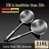 Zhaoran 304 Food Grade Stainless Steel Skimmer Ladle