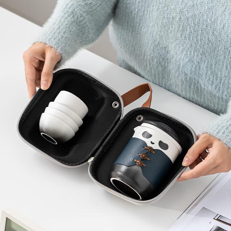 WA Panda Portable Quick Brew Travel Tea Set