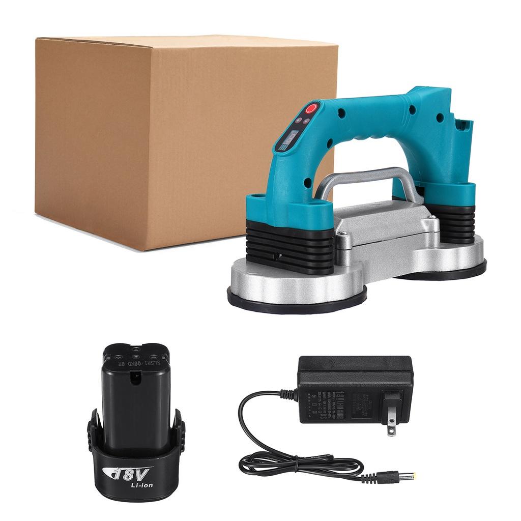 New 60-180cm Adjustable Tiling Tiles Machine Tiles Vibrator Suction Cup Protable Automatic Floor Vibrator Leveling Tool With Two Battery