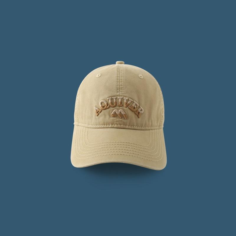 New Retro Embroidered Peaked Cap, Male Summer Couple Shows White Baseball Cap, Female Wide Brim Shows Small Face