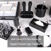 High-End Clubhouse KTV Table Set: Ashtray, Aluminum Alloy Microphone Stand, Nightclub Party Ornaments