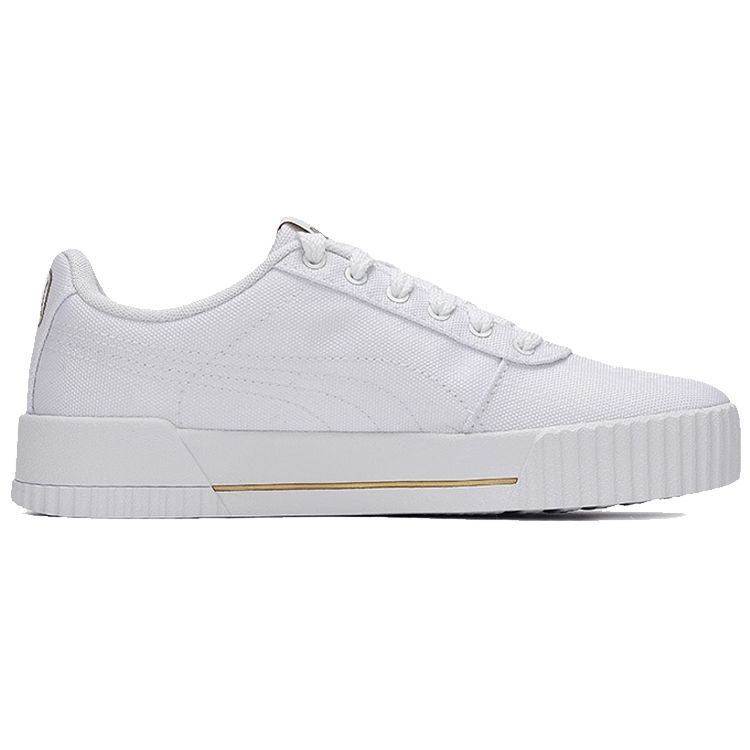 Puma Carina Low Top Sneakers Women Sneakers White Platinum 373997-12