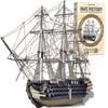Piececool 3D Puzzle Kovová HMS Britská Královská Námořní Bojová Loď Sestavení Bez Lepidla 4 Hvězdy Sběratelský Předmět pro Dospělé - - Victory, 1. třída s 104 děly -