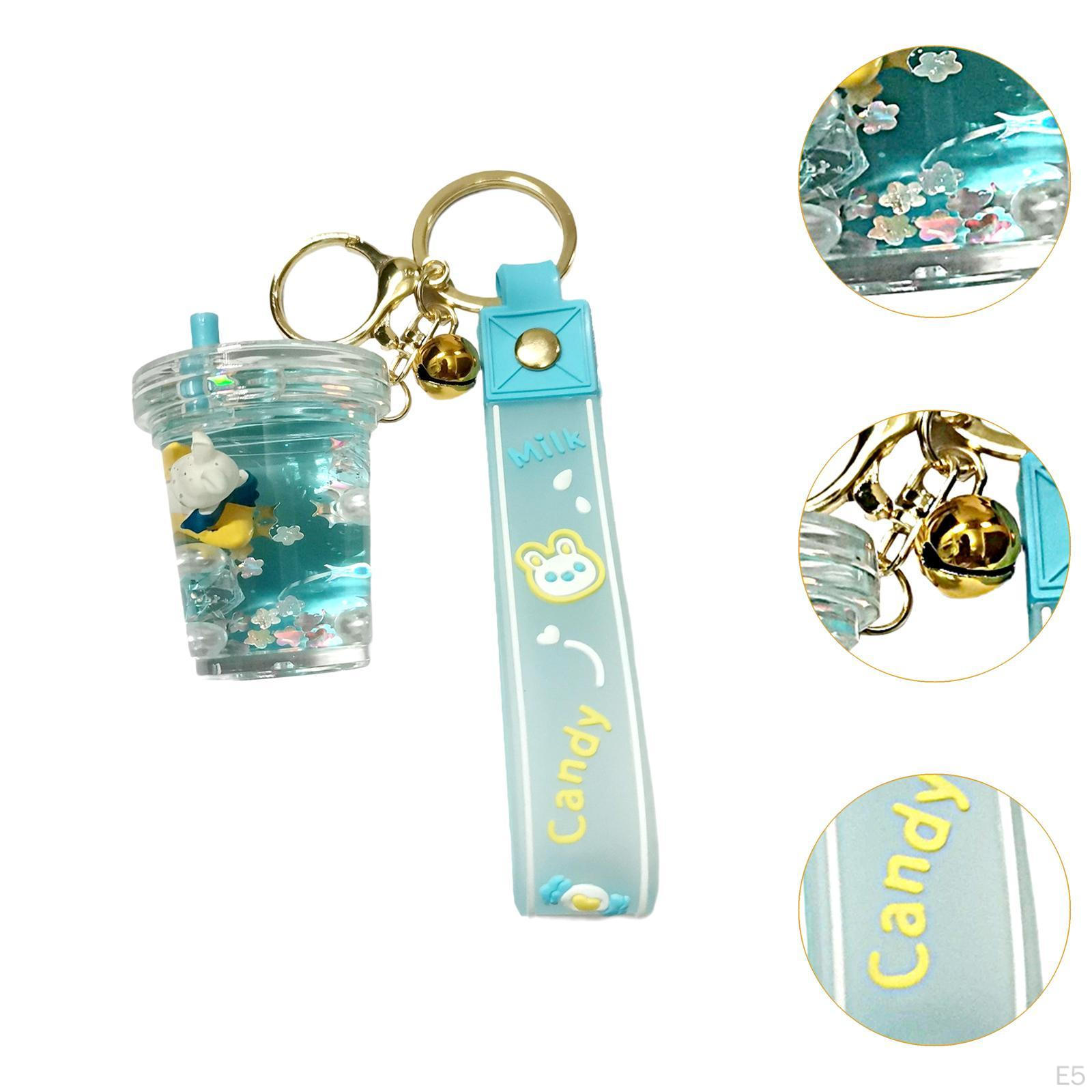 Жидкий зыбучий песок брелок акриловый держатель для ключей на свадьбу день рождения — фото 5