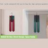 1 Pack Wooden Tie Rack, Men Space Saving Belt Hanger with 20 Hook for Closet, Non-Slip Rotatable Ties Organizer Racks for Scarf