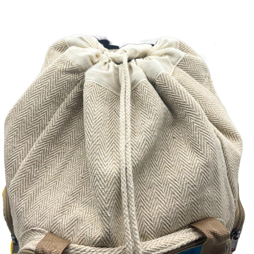 Hemp Backpack Tie Dye Large Square