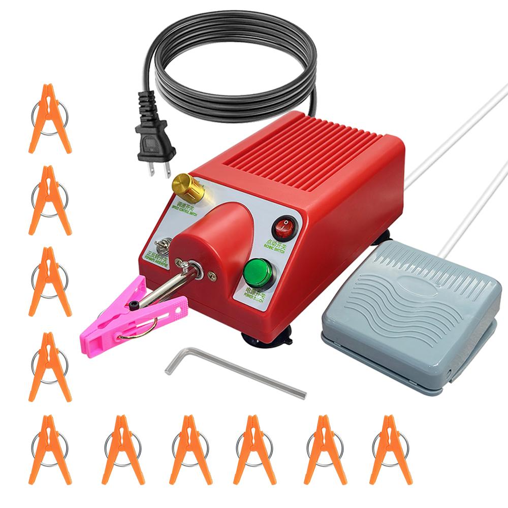 220V/110V Electric Twisting Machine Adjustable Speed Direction Stranding Machine Shielded Wire Winding Machine With Foot Switch