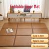 Covoraș Tatami Pliabil din Ratan pentru Podea - Covoraș de Vară pentru Dormit și Târât cu Depozitare