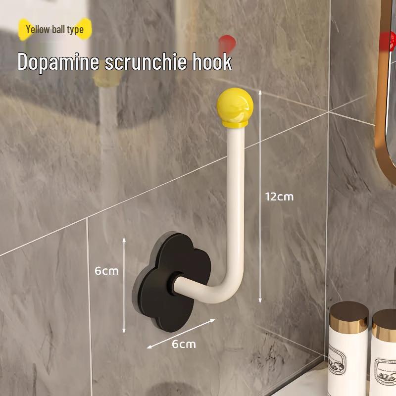 

Настенная стойка для хранения резинок для волос и украшений - Дизайн облака