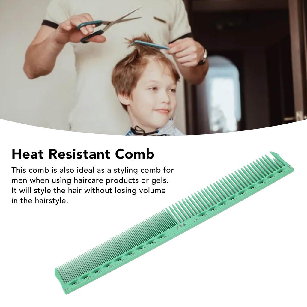 3pcs Professional Hair Styling Comb with Scale Fine Wide Tooth Heat Resistant Hair Cutting Comb