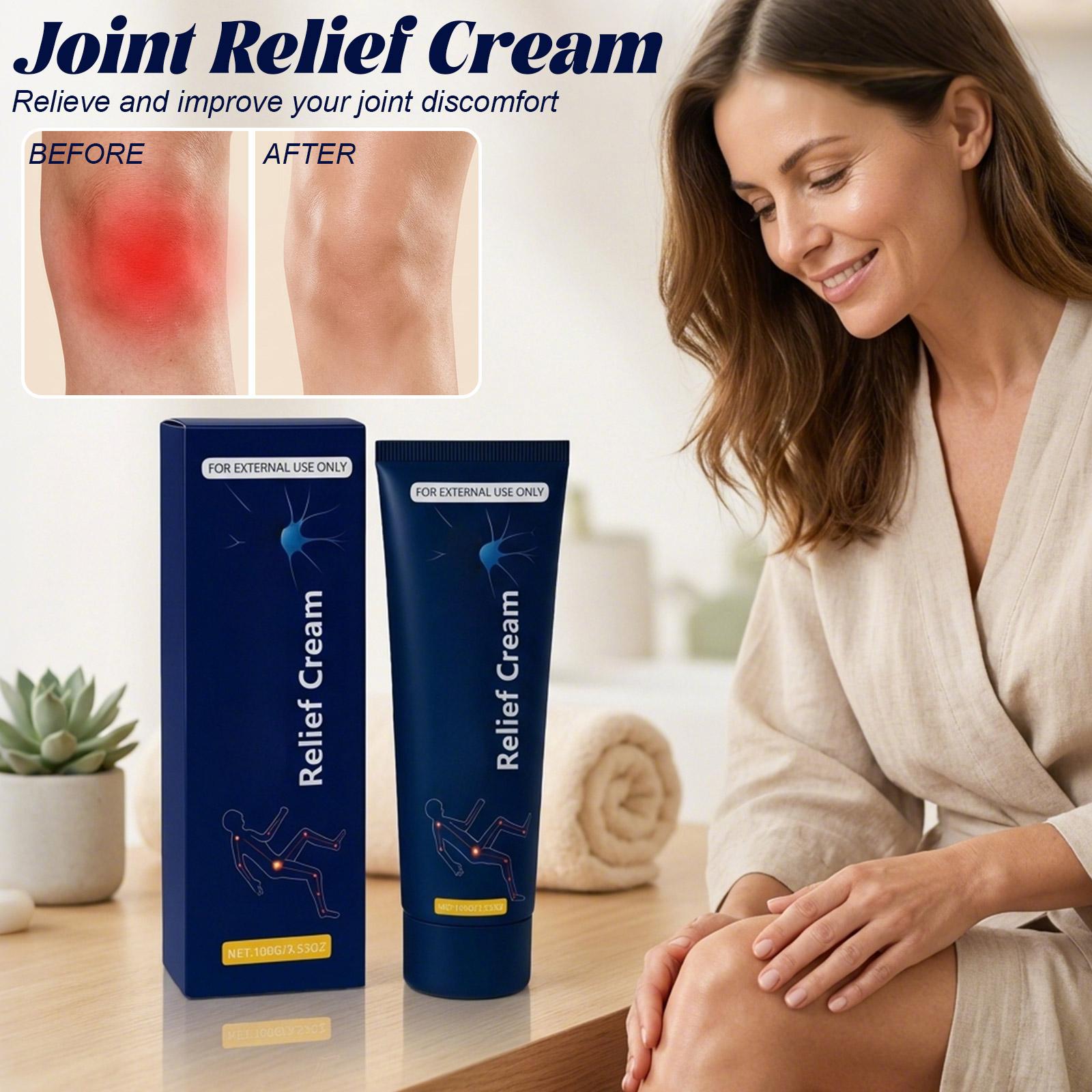 Joint Comfort Cream Arm, Shoulder And Elbow Joint Massage Care For Muscle Comfort Massage Apply Joint Cream To Joint Area. One Size синий
