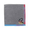 Marushin Disney Mickey Gray Color Antibacterial and Deodorizing 2006047600 Handkerchief, Mouse, Line, Treatment,