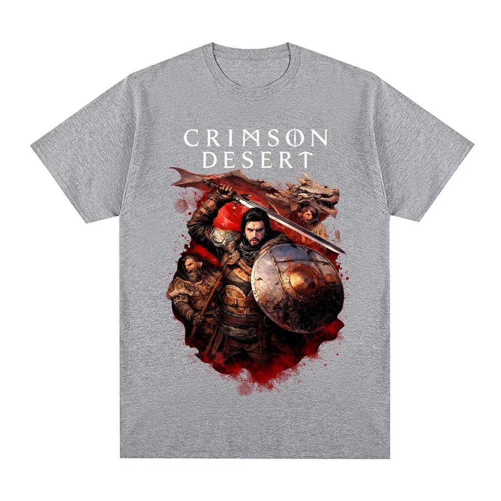 Crimson Desert 2026 Summer New Style T-Shirt Comfortable High Quality Tees Action-adventure Video Games Printing Round Neck TEES