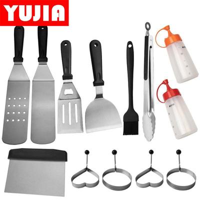 13PCS BBQ Werkzeuge Set Schaufel Werkzeug Edelstahl Steak Schaufel Kochen Schaufel Pinsel Kombination Set