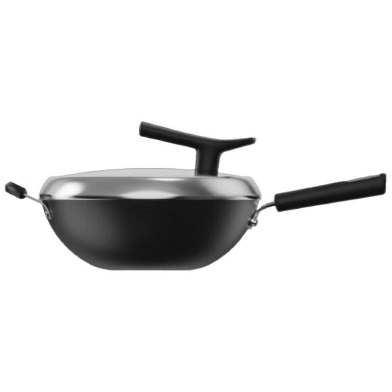 SUPOR 32cm True Rust-Proof Cast Iron Wok