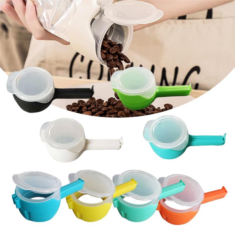 Bag Clips For Food, Upgraded Food Storage Sealing Clips With Pour Spouts, Cap Sealer Clips For Kitchen Food Storage