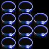 10pcs Plastic LED Bands for Parties Flashing Light Up Wristband Ornament Multicolors Wrist Decoration for Children