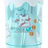 Sanrio HANAMARUOBAKE Milk Bottle Shaped Tooth Brush Set Blue Japan NEW