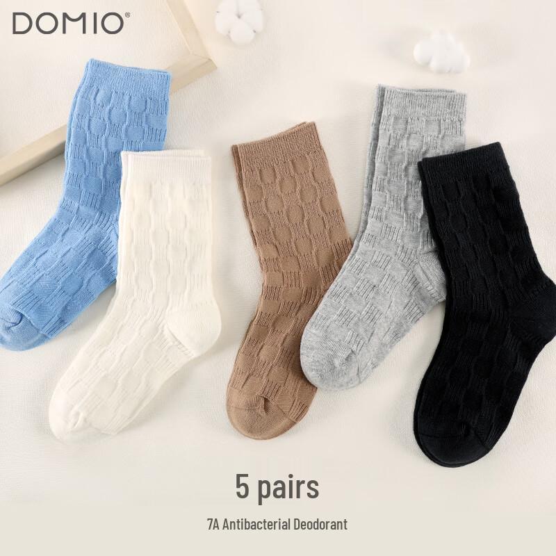 Duomiaowu Kids  Anti-Odor Mid-Calf Sports Socks 18-20cm (6-8Y)