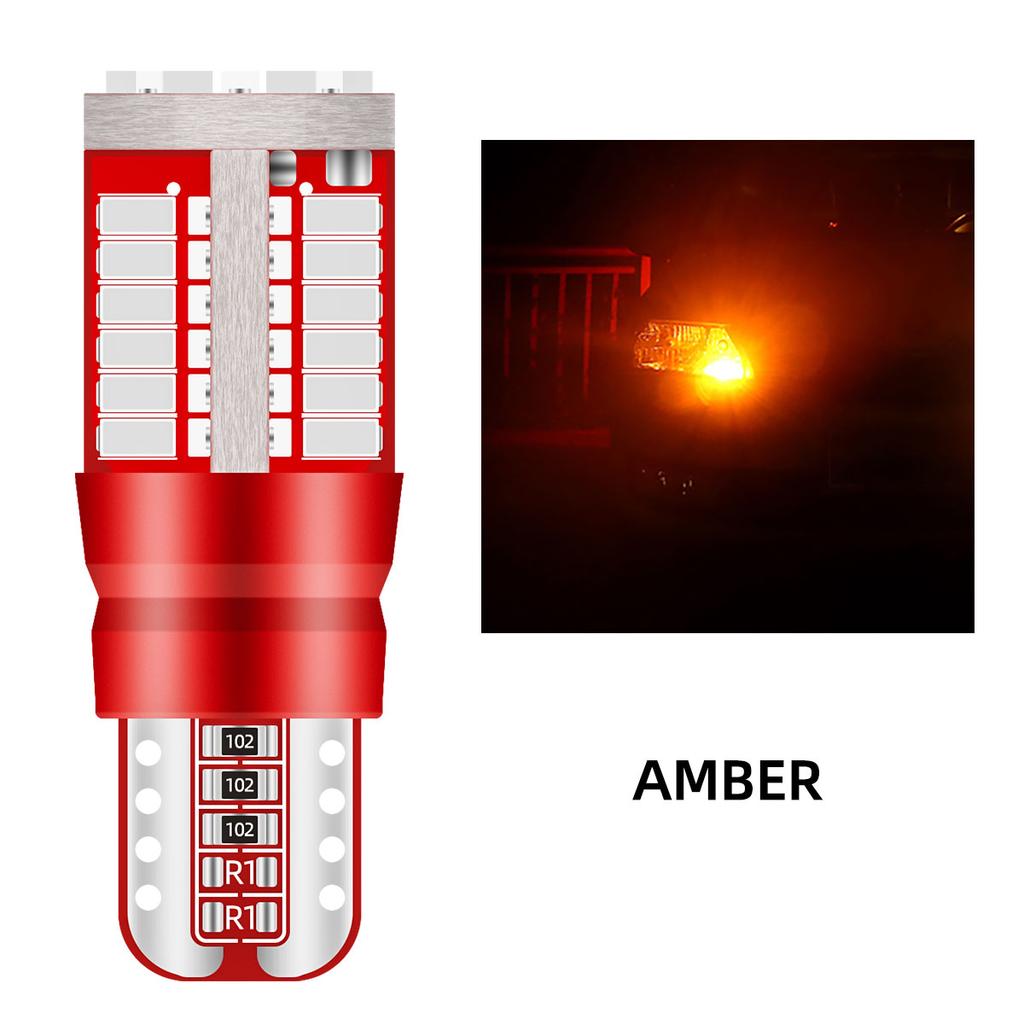 50/100PCS T10 W5W LED Bulbs 194 Car Interior Light Super Bright Day Running Light Canbus 12V License Plate Lamp 57SMD 3014