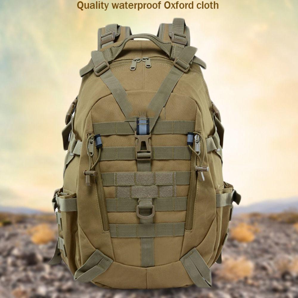 Oxford Cloth Mountaineering Bag 40L Large Capacity Double-Shoulder Bag  Mountaineering Hiking