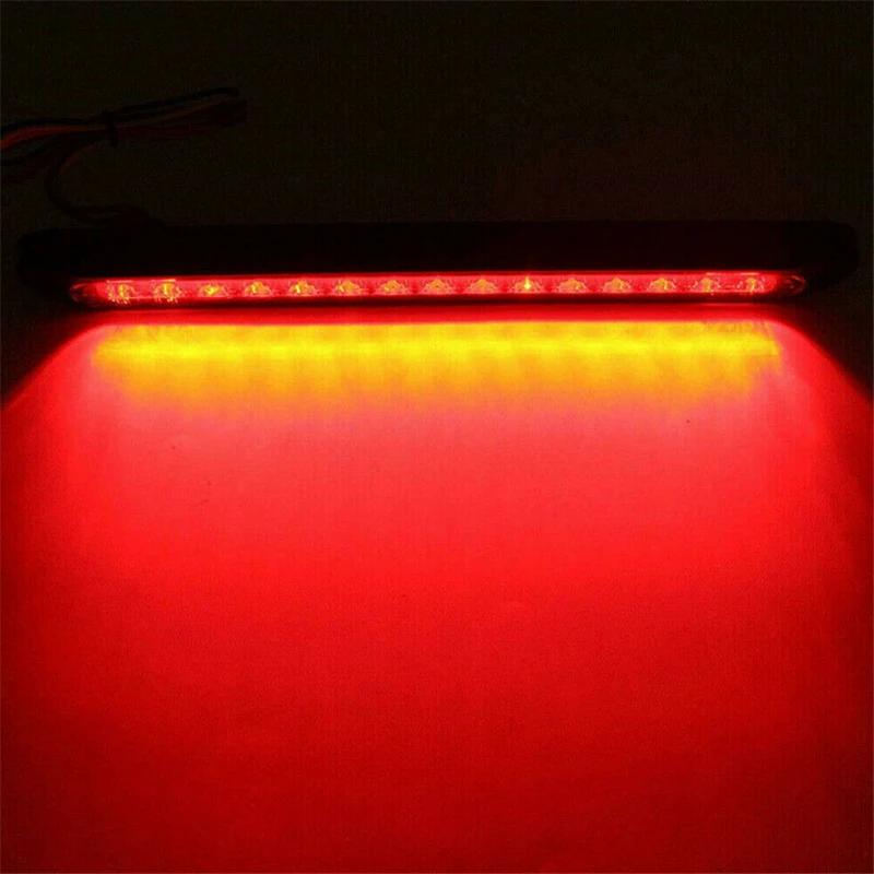 2PCS Trailer Taillight 15LED Truck Turn Signal Rear Brake Lamp 12V 24V for Trailer RV Boat Bus Scania rear tail lights Red