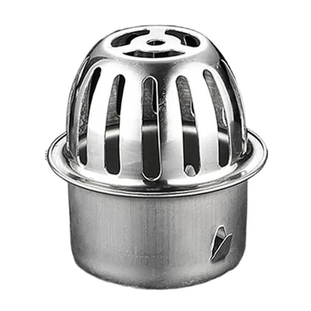Roof Floor Drain 304 Stainless Steel Anti-Clogging Drain Pipe Sink Filter Floor Drain Rooftop Anti Clogging Floor Drain