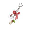 Cute Phone Charm Stylish Keyrings Pendant Beautiful Bowknot Keychain Bag Hanger for Collectors and Keychain Enthusiasts