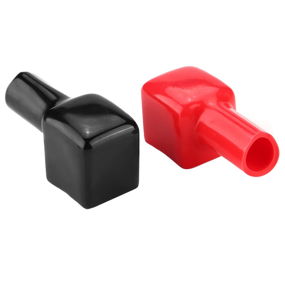 2pcs Car Battery Terminal   Covers Positive and Negative - Premium Quality PVC, Sy Installation -   Fit,   from Dust, Insulates