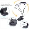 LED Book Light Reading Light Eye Caring Clip-on USB Rechargeable Dimmable Light Lamp Adjustable Flexible Night Reading Lamp