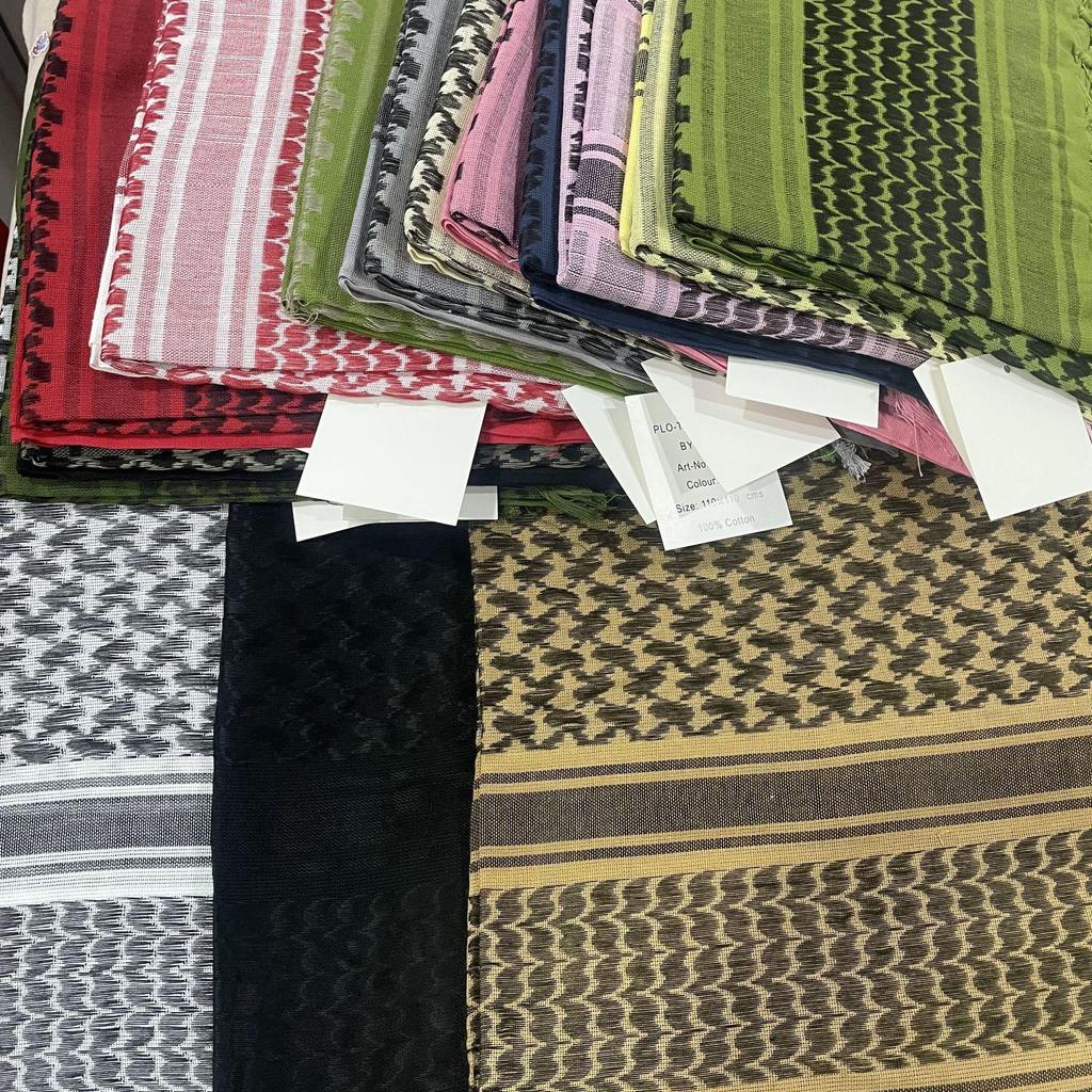 Cotton Camouflage Arab Headscarf & Outdoor Shawl Face Mask - Men's Jacquard Square Scarf