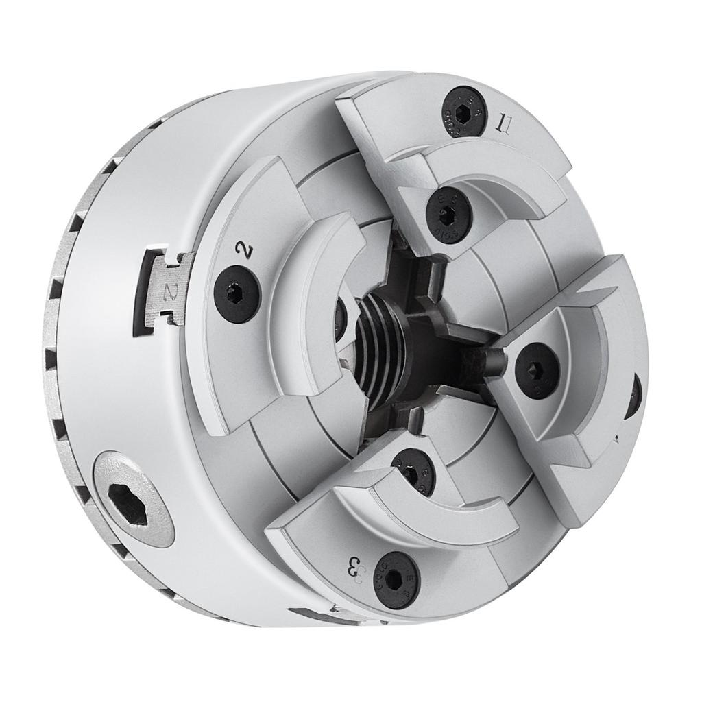 KP2-3/4 Lathe Chuck, 4-Jaw 2.75" Diameter, Metal Lathe Chuck Turning Machine Accessories, Self-centering Tool, for Lathe, Precision Machining,