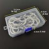 A Box of 20 Plastic-coated Hooks, 2.9 Inches, Outdoor Planter Hooks Ceiling Hooks, Screw-in Wall Black And White Cup Hooks