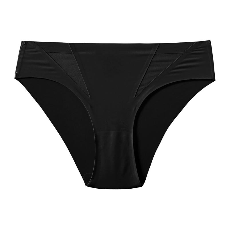 CINOON Women's Sexy Yoga Thong Ice Silk Seamless Sports Underpant Low-Rise Comfortable Fitness Panties
