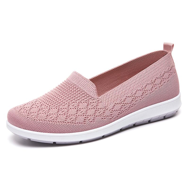 Women's Casual Breathable Flat Cloth Shoes - Soft Sole, Comfortable for All Ages