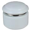 Hasegawa Buddhist Altar Urn, Perfect for Dividing Ashes and Keeping Cremation At Home, Cute and Beautiful Compact Ceramic Mini Urn, White Porcelain (S