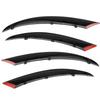 4Pcs Glossy Black Front Air Vent Cover Trim Fit for Mercedes-Benz C Class 2015-2018