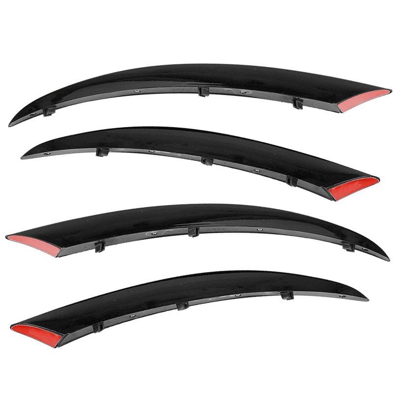 4Pcs Glossy Black Front Air Vent Cover Trim Fit for Mercedes-Benz C Class 2015-2018