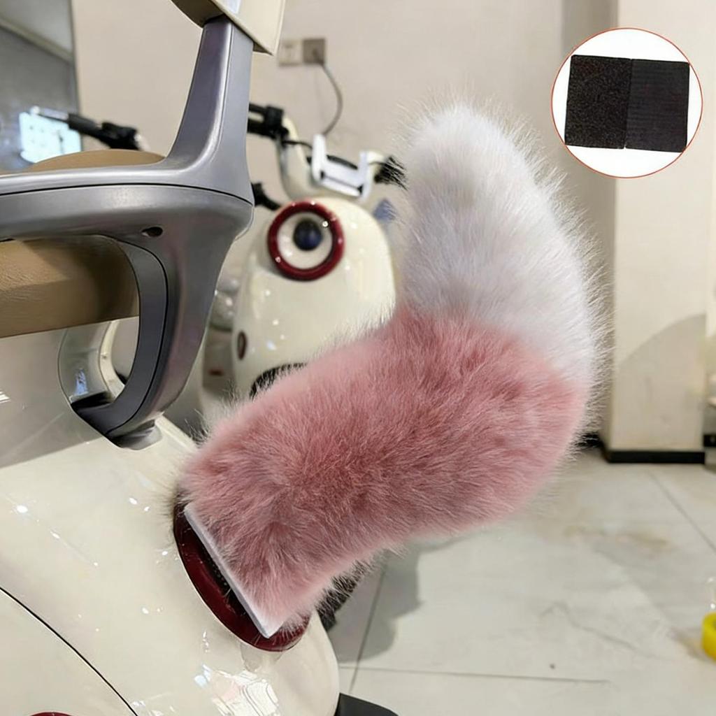 Motorcycle rear Fox tail Decor Funny Removable Remote-controlled electric tail Decoration for Motorbike Animal Tail ornamental