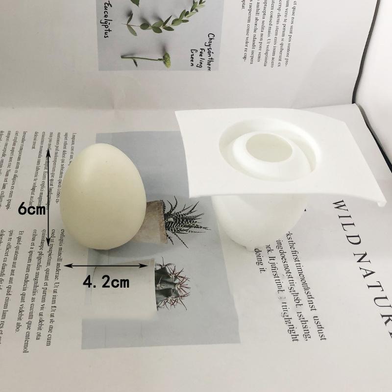 Easter 3D Egg Handmade Candle Silicone Mold DIY Simulation Egg Mold
