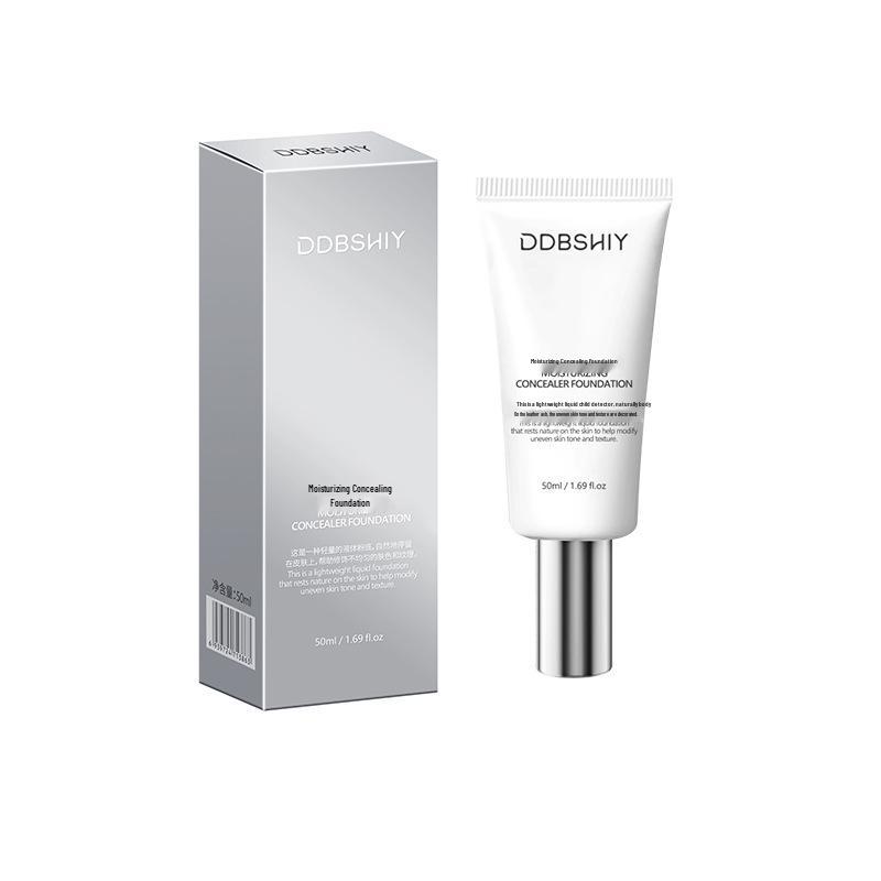 

Moisturizing Concealing Foundation - Full Size, Clear Natural Look, Long-Lasting, Hydrating, Non-Clogging, Non-Transferring. 50ml
