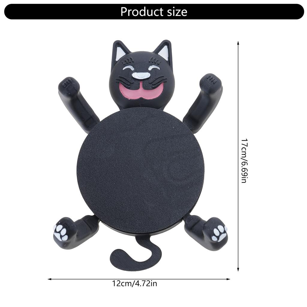 Sophisticated 3D Print Cat Coasters Funny Cup Holder For Drinks Creative Decor For Pet Lovers Coffee Table Accessory
