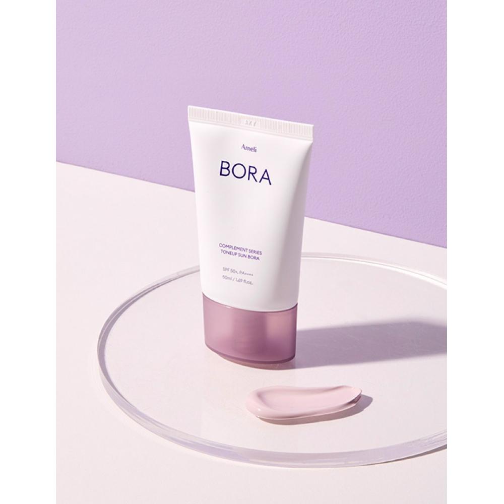 Amelie Complement Series Tone Up Sun Violet  Spf50+  Pa++++  Violet Tone Up Sunscreen