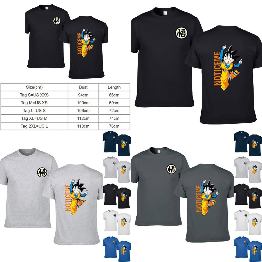 Anime Dragon Ball Z Goku Short Sleeve T-shirt With Premium Cotton Blend Material