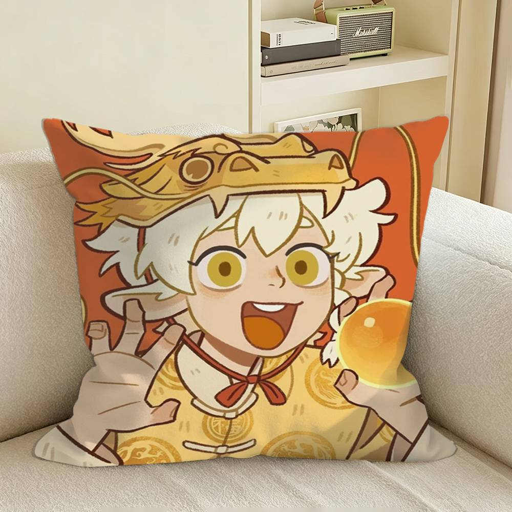 Manga All SSaints SStreet Square Sofa Pillow Cover Solid Color Living Room Home Decor Cushion Case
