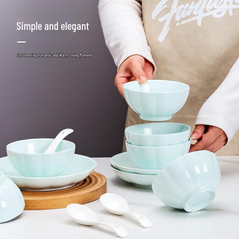 Hao Ya Jingdezhen Ceramic Dinnerware Set